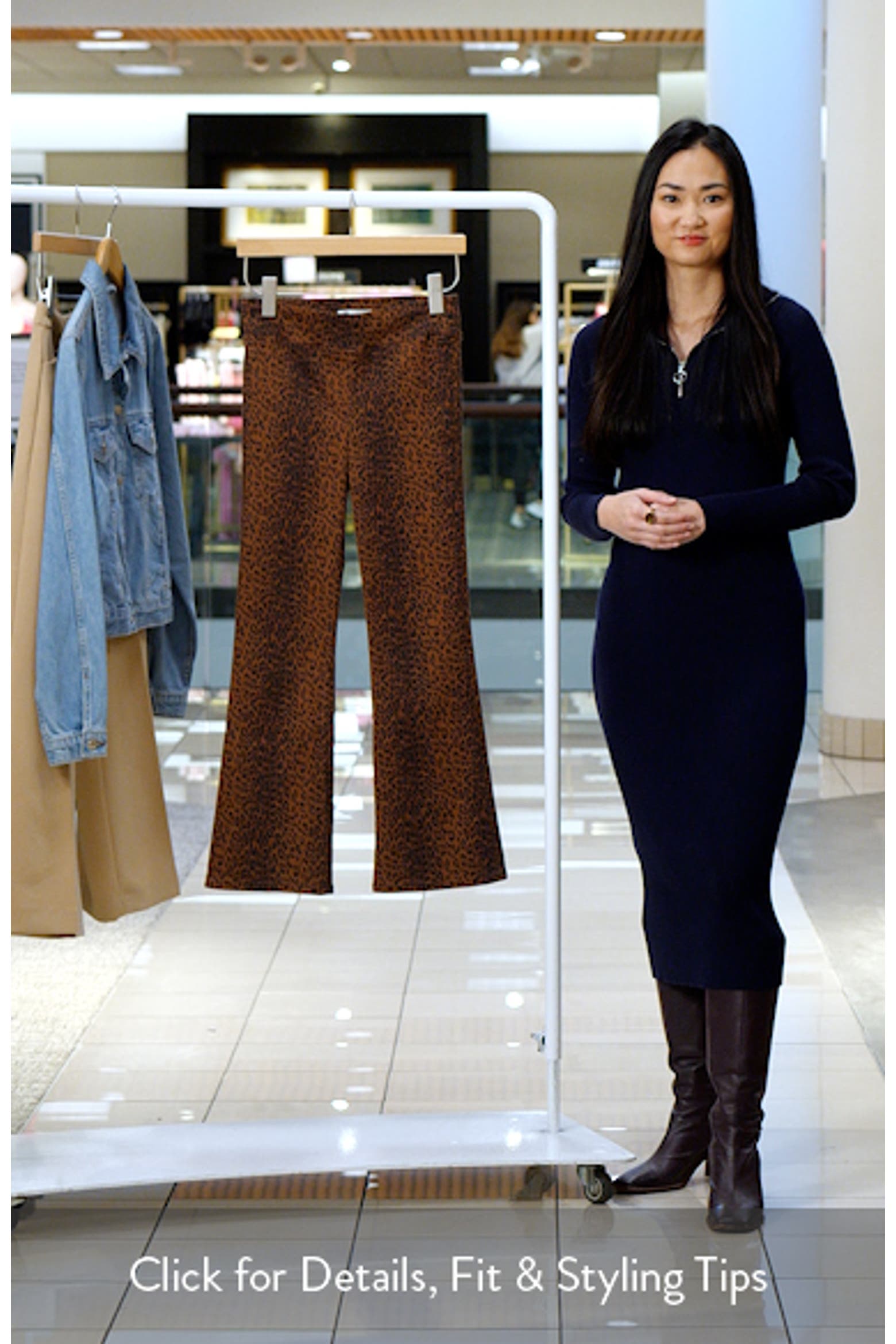 Mini Aircraft Set FRAME Jet Set Crop Mini Bootcut Pants (Women) | Nordstromrack