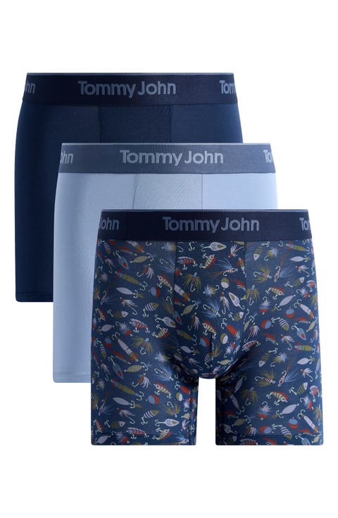 Assorted 3-Pack Second Skin 4-Inch Stretch Modal Boxer Briefs