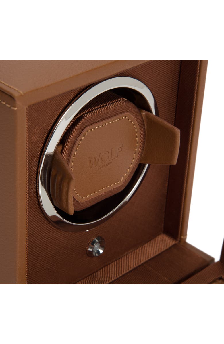 WOLF Cub Single Watch Winder with Cover, Alternate, color, 