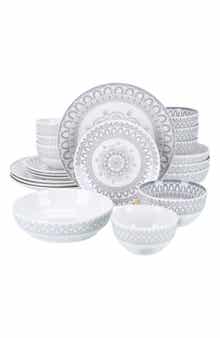 BIA Cordon Bleu 20-Piece Arabesque Stone Dining Set