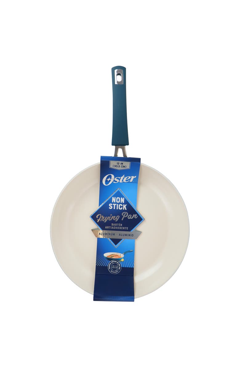 OSTER Corbett 12 Inch Nonstick Aluminum Frying Pan, Alternate, color, Blue