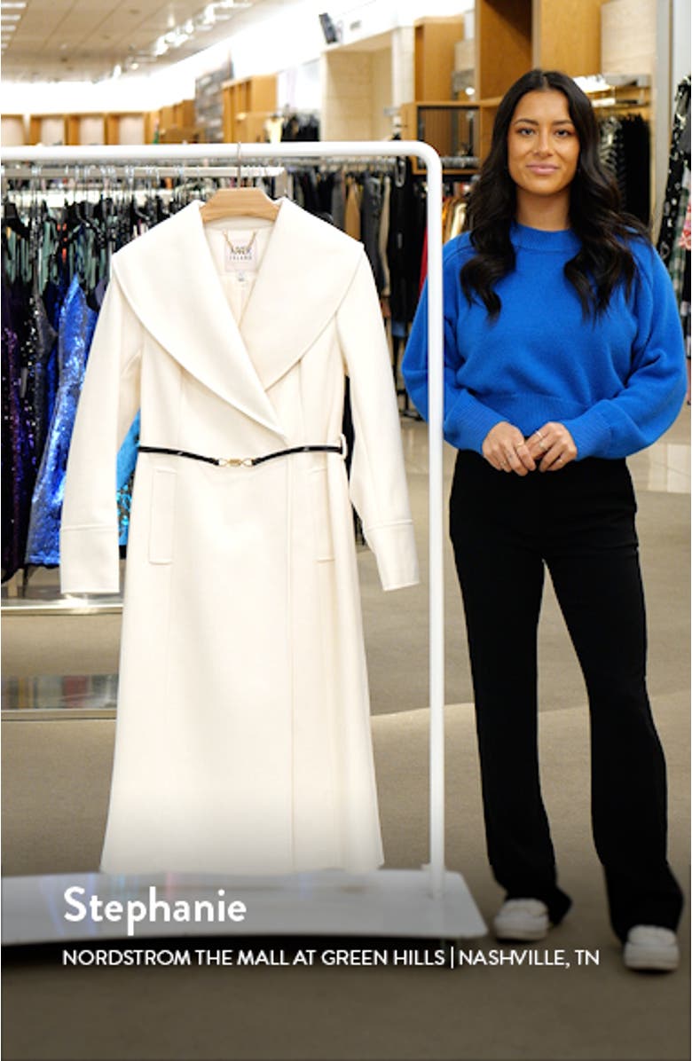 Belted Longline Coat, sales video thumbnail