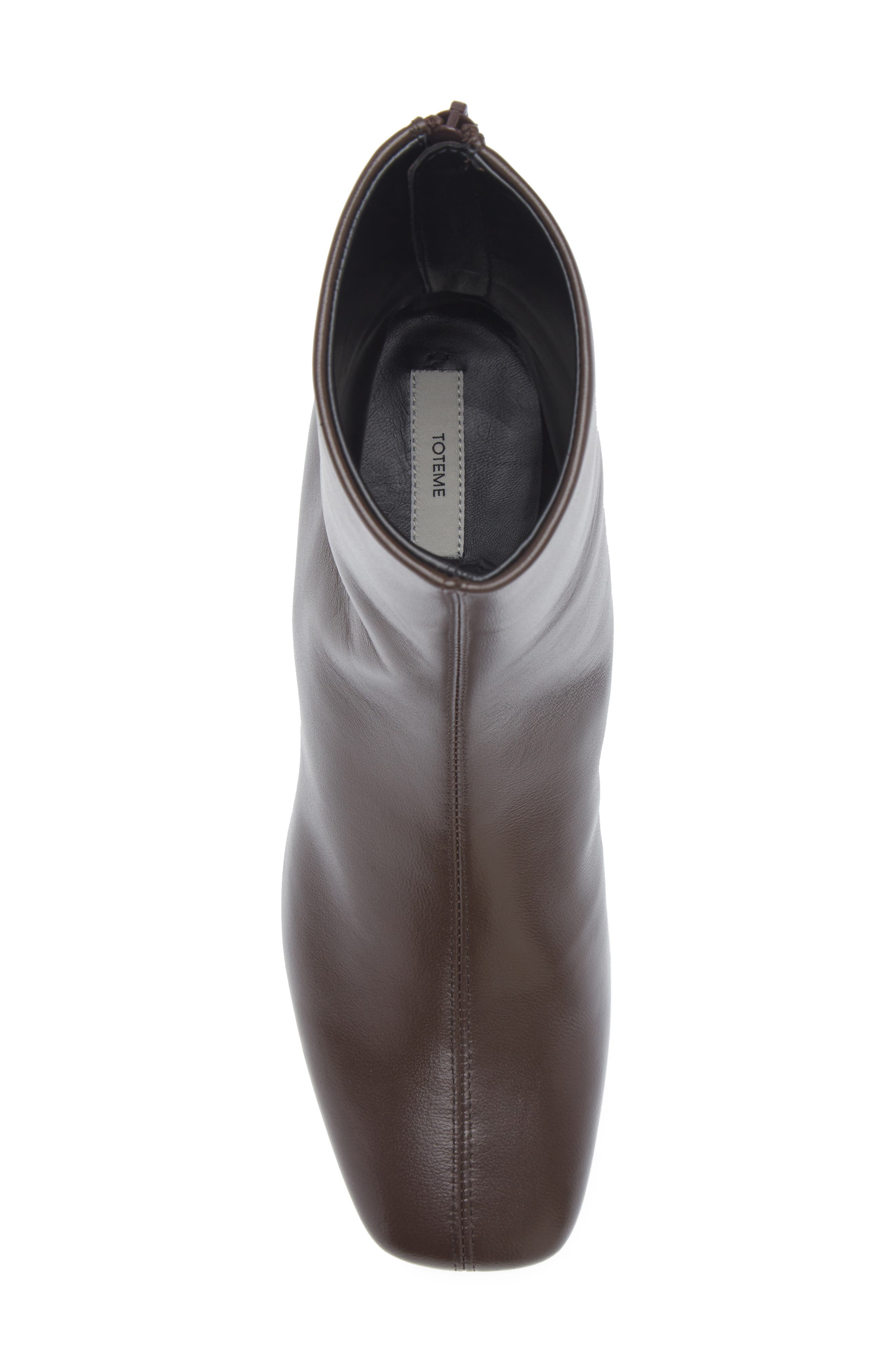 TOTEME Day Kitten Heel Bootie, Alternate, color, Brown