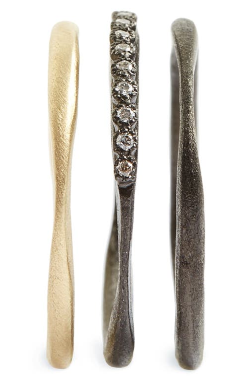 Armenta Old World Diamond Stacking Rings