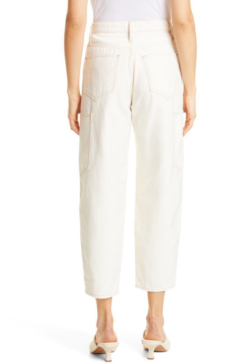 Crop Barrel Nonstretch Jeans, Alternate, color, WASHED BONE