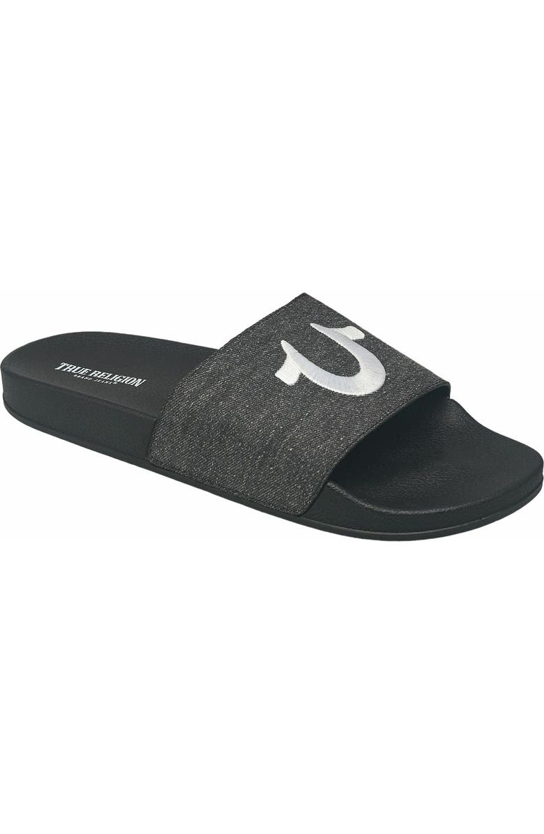 True Religion Men's ASAP Logo Slide, Main, color,