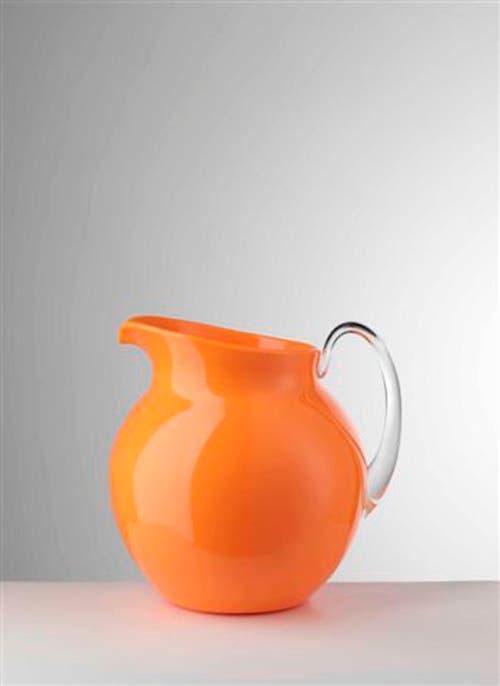 Mario Luca Giusti Palla Fluorescent Acrylic Pitcher, Orange In Orange