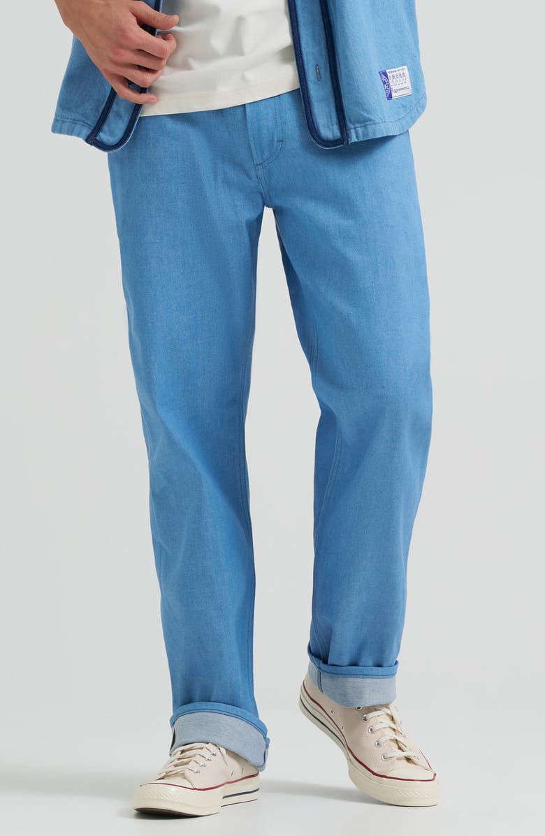 Lee 101 Loose Fit Straight Leg Jeans, Main, color, Dry Low Dip