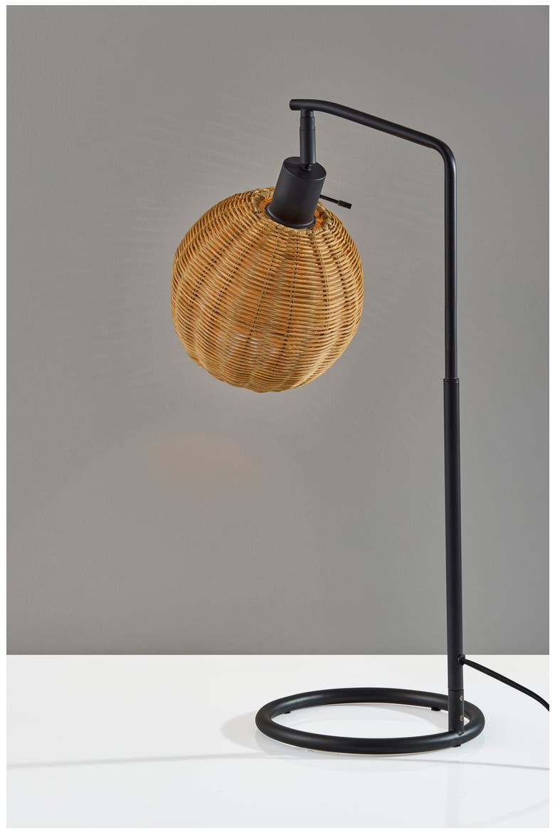 Maeve Table Lamp, Alternate, color, BLACK