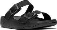 FitFlop Gogh Moc Buckle Leather Slide Sandal