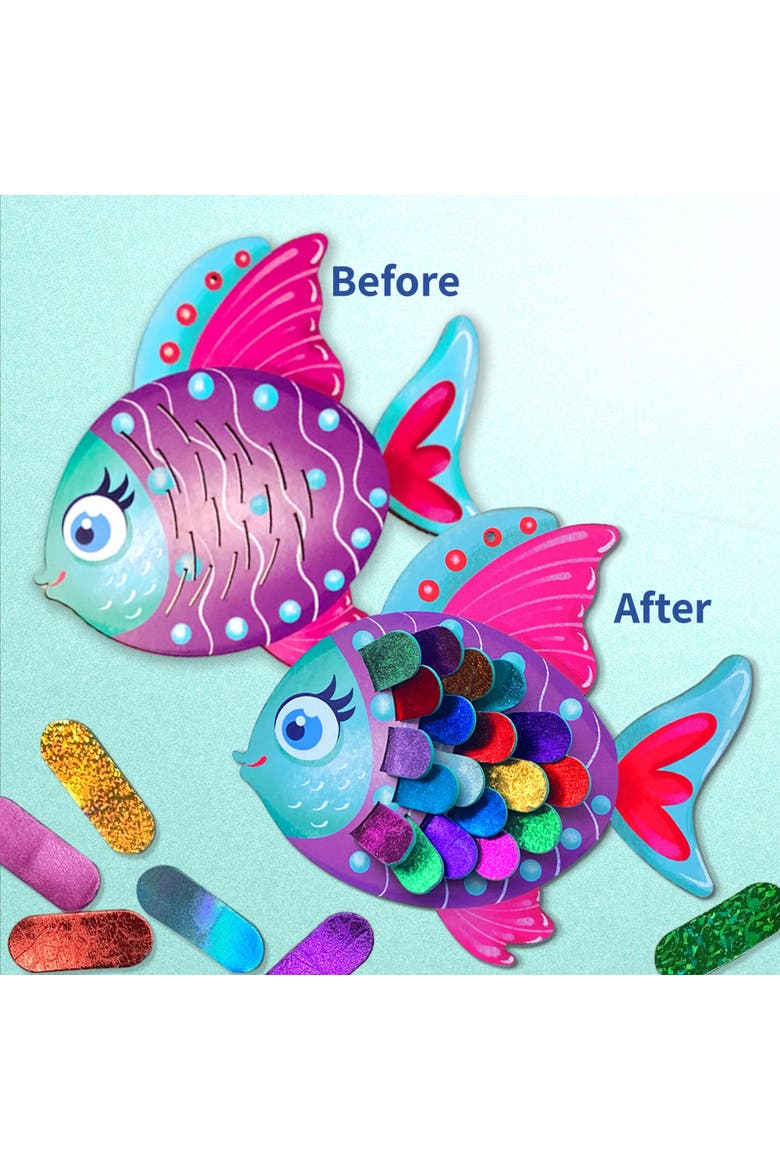 Foil Decorations-Sea Animals, Alternate, color, No Color