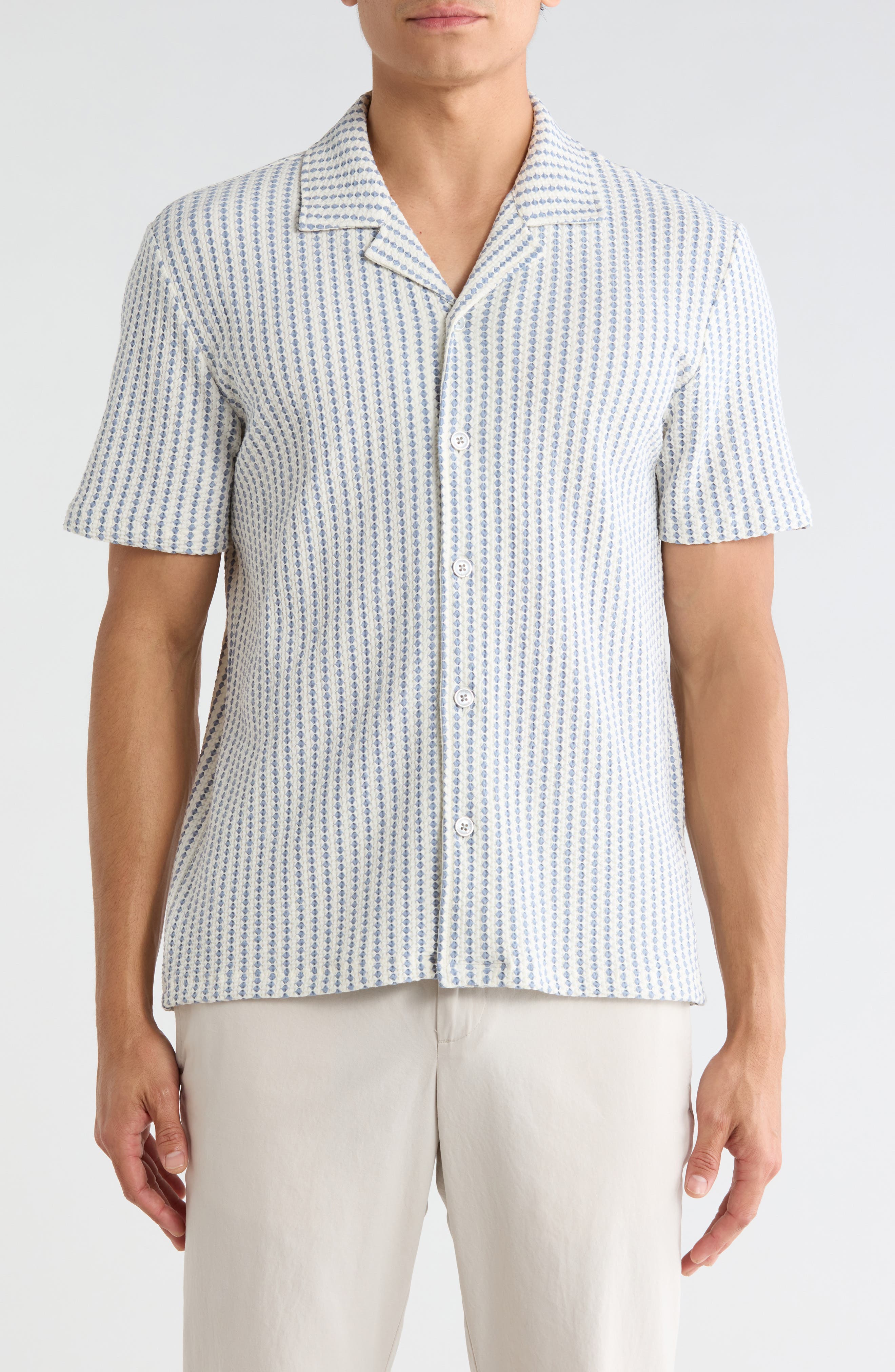 Textured Camp Shirt