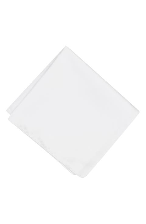 Men's Solid Satin Pocket Square