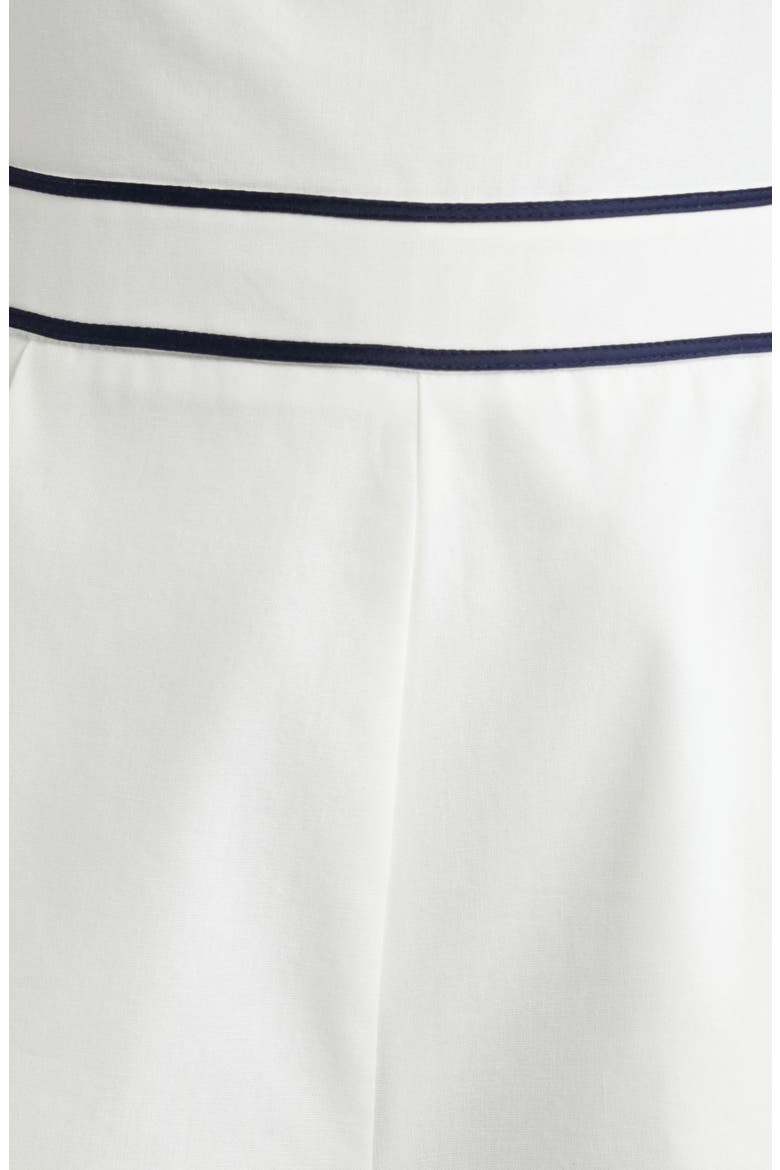 Anchor Stripe Halter Romper, Alternate, color, WHITE