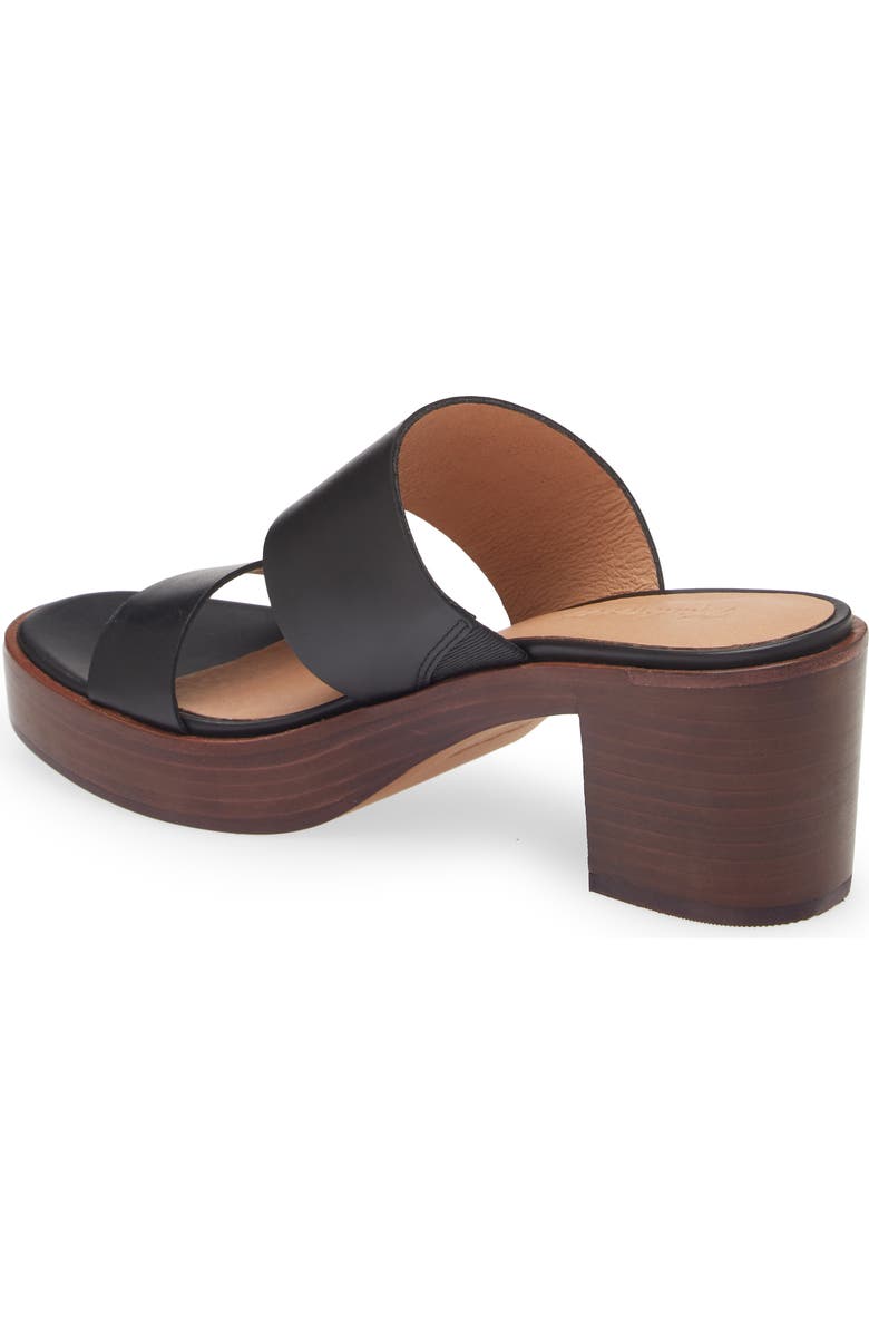 Madewell Double Strap Platform Slide Sandal, Alternate, color,