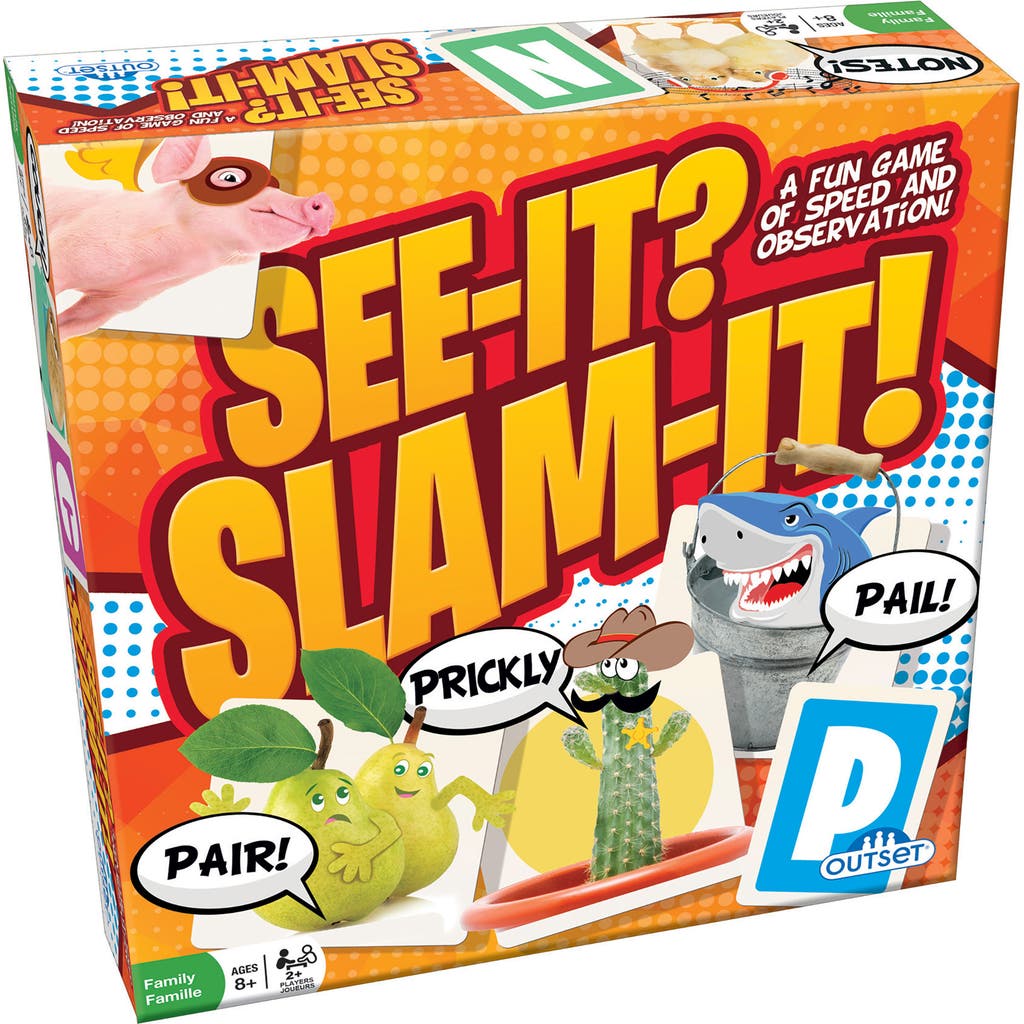 Outset Media Seeit? Slamit! Board Game, Ages 8+, 2 Or More Players in Multicolored
