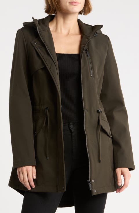 Cinched Waist Softshell Anorak
