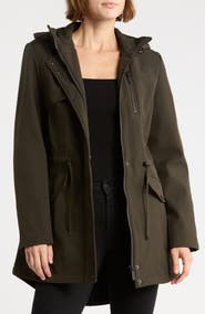 Sam Edelman Cinched Waist Softshell Anorak