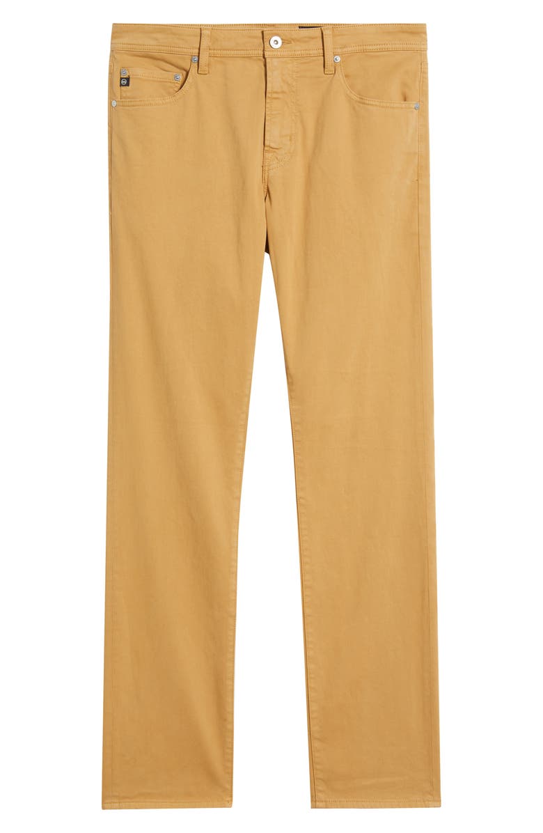 AG Everett Stretch Sateen Slim Straight Pants, Alternate, color, Golden Hickory