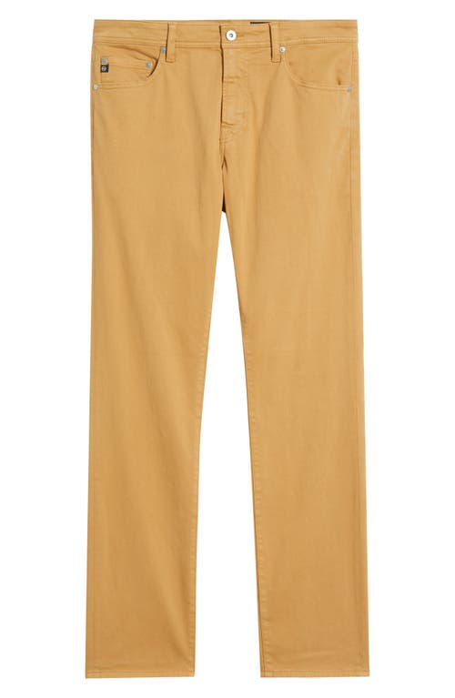Ag Everett Slim Straight Leg Pants In Brown