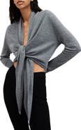 AllSaints Wasson Pirate Wrap Merino Wool Cardigan