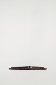 COS Skinny Double-wrap Leather Belt