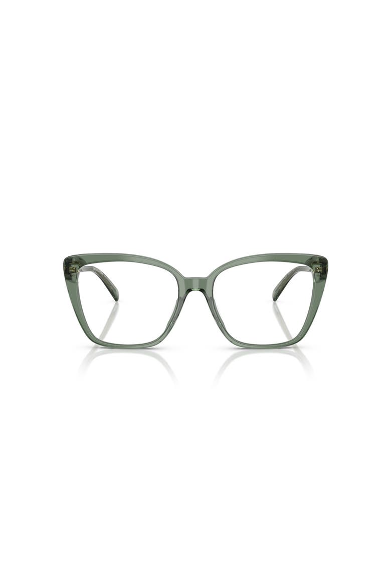 55mm Square optical glasses, Alternate, color, Green