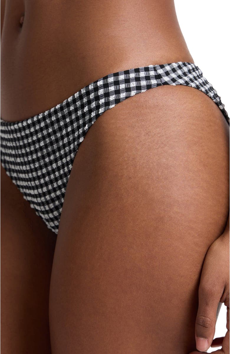 Onia Ashley Bikini Brief Bottom, Alternate, color, Black/White