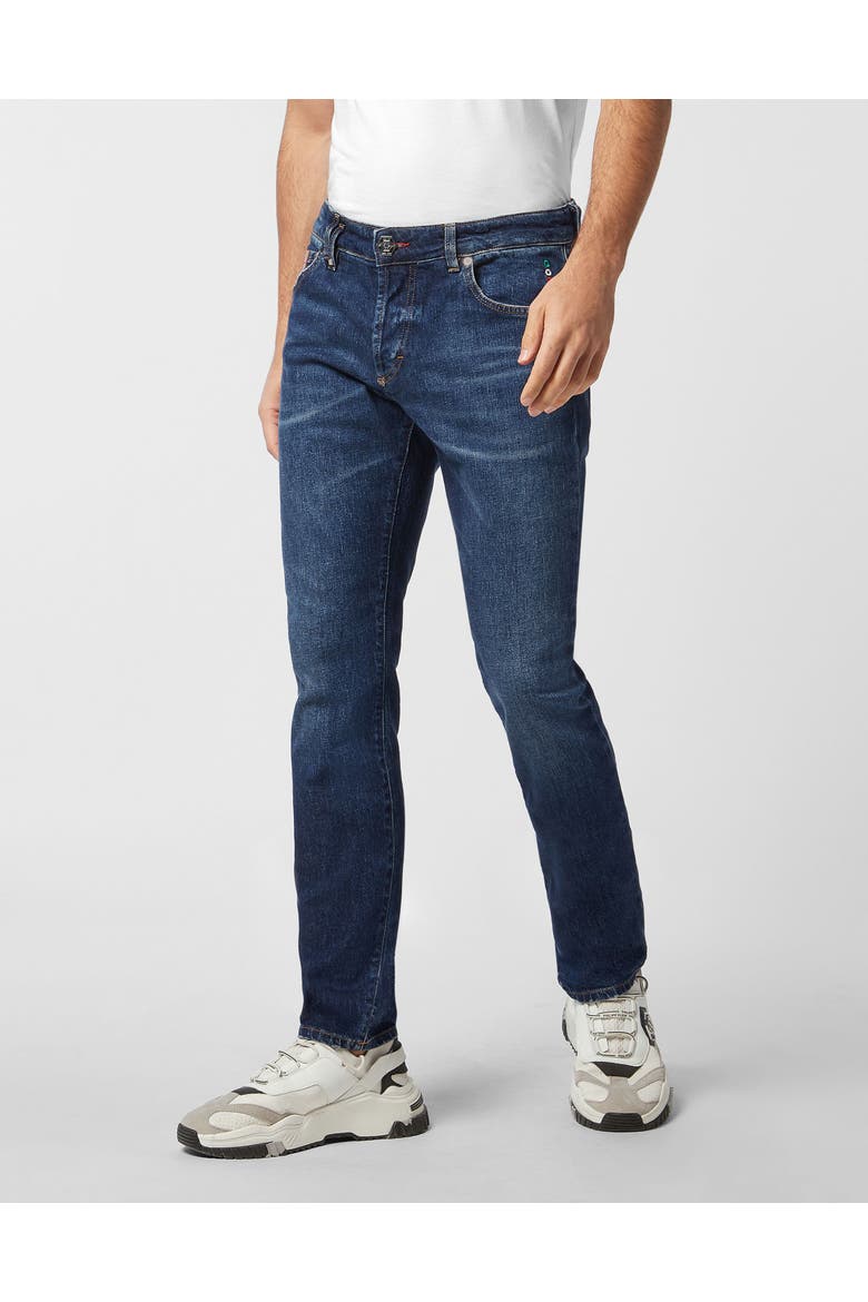 Super Straight Cut Jeans Plein Men, Main, color, Marbella