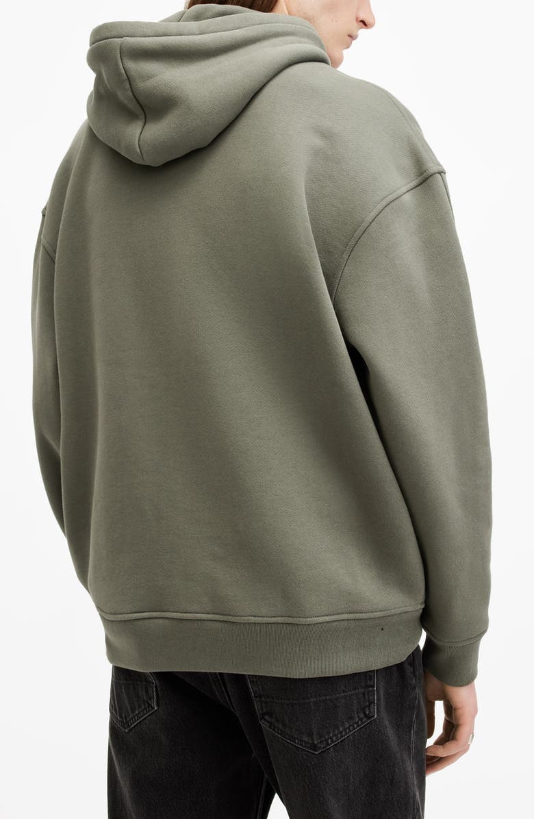 AllSaints Haven Oversize Cotton Hoodie, Alternate, color,