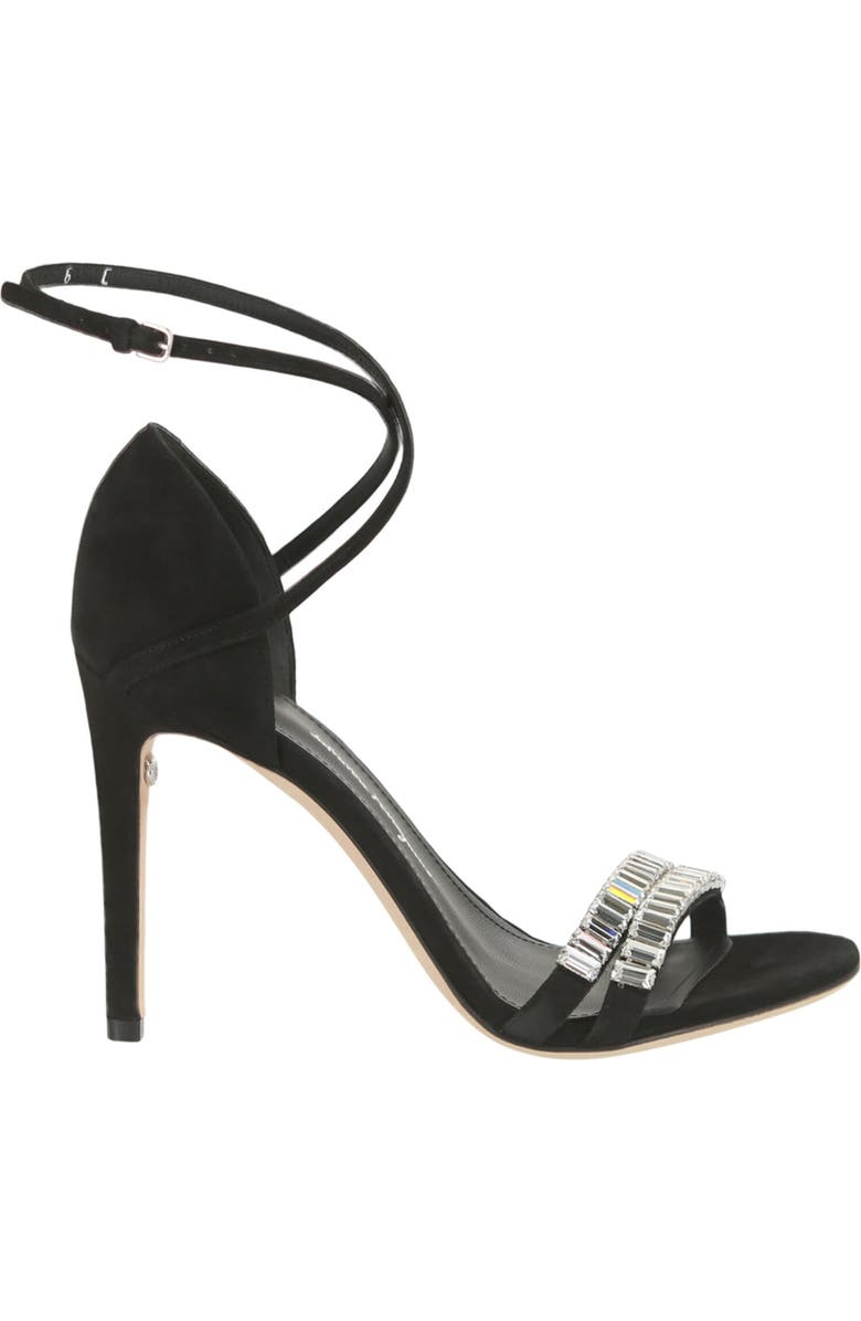 FERRAGAMO Ines Ankle Strap Sandal, Alternate, color, Black