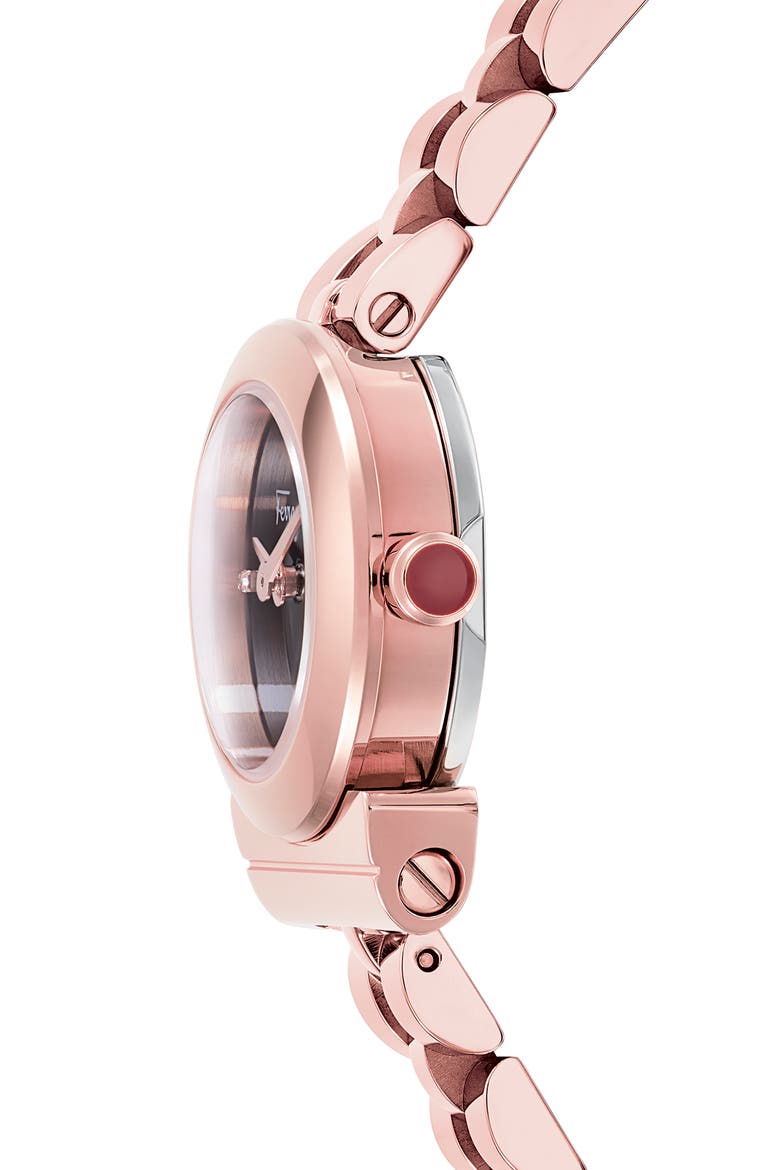 Gancio Bracelet Watch, 22.5mm, Alternate, color, ROSE GOLD