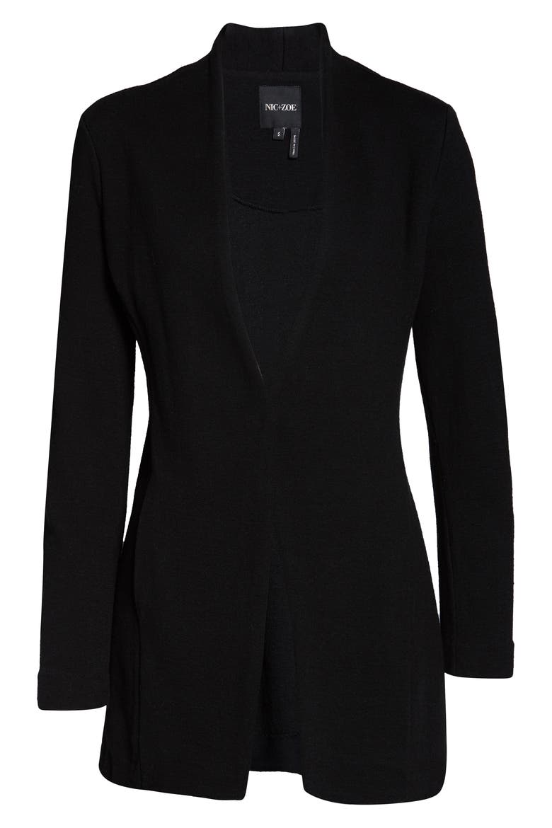 Grace Knit Jacket, Alternate, color, BLACK ONYX