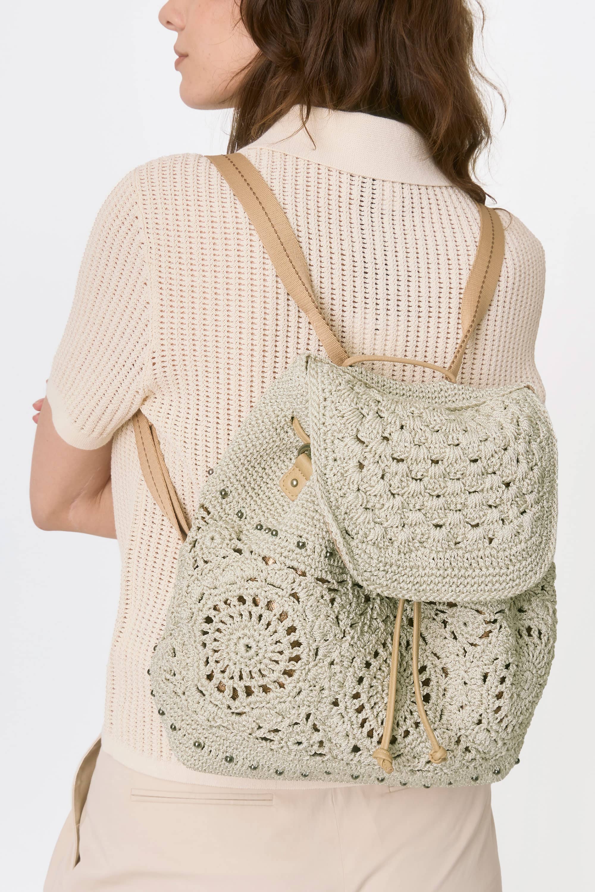 The Sak Sayulita Backpack, Alternate, color, Natural Medallion