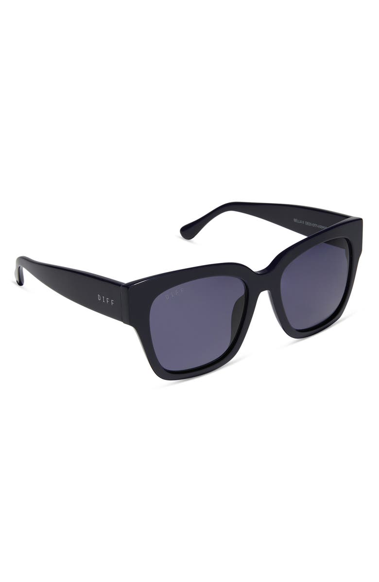 DIFF Bella II 54mm Polarized Gradient Square Sunglasses, Alternate, color, Royal / Midnight