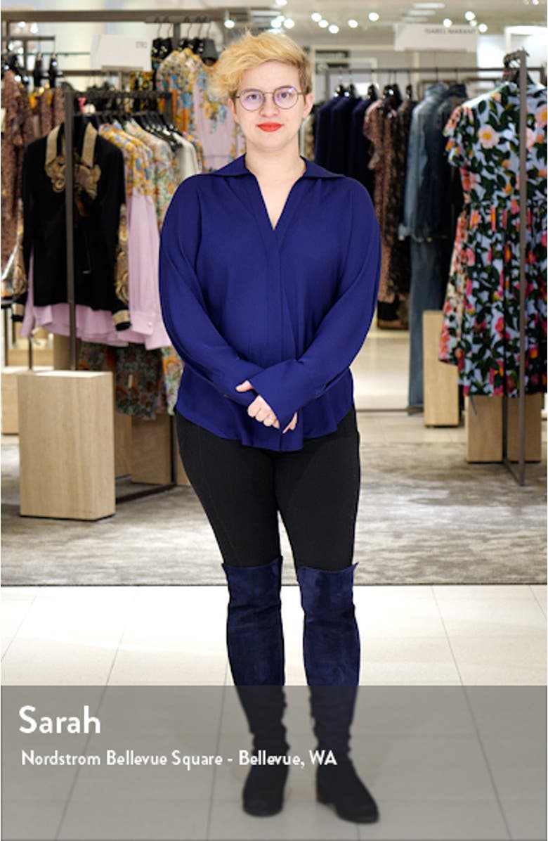 Dolman Sleeve Satin Shirt, sales video thumbnail