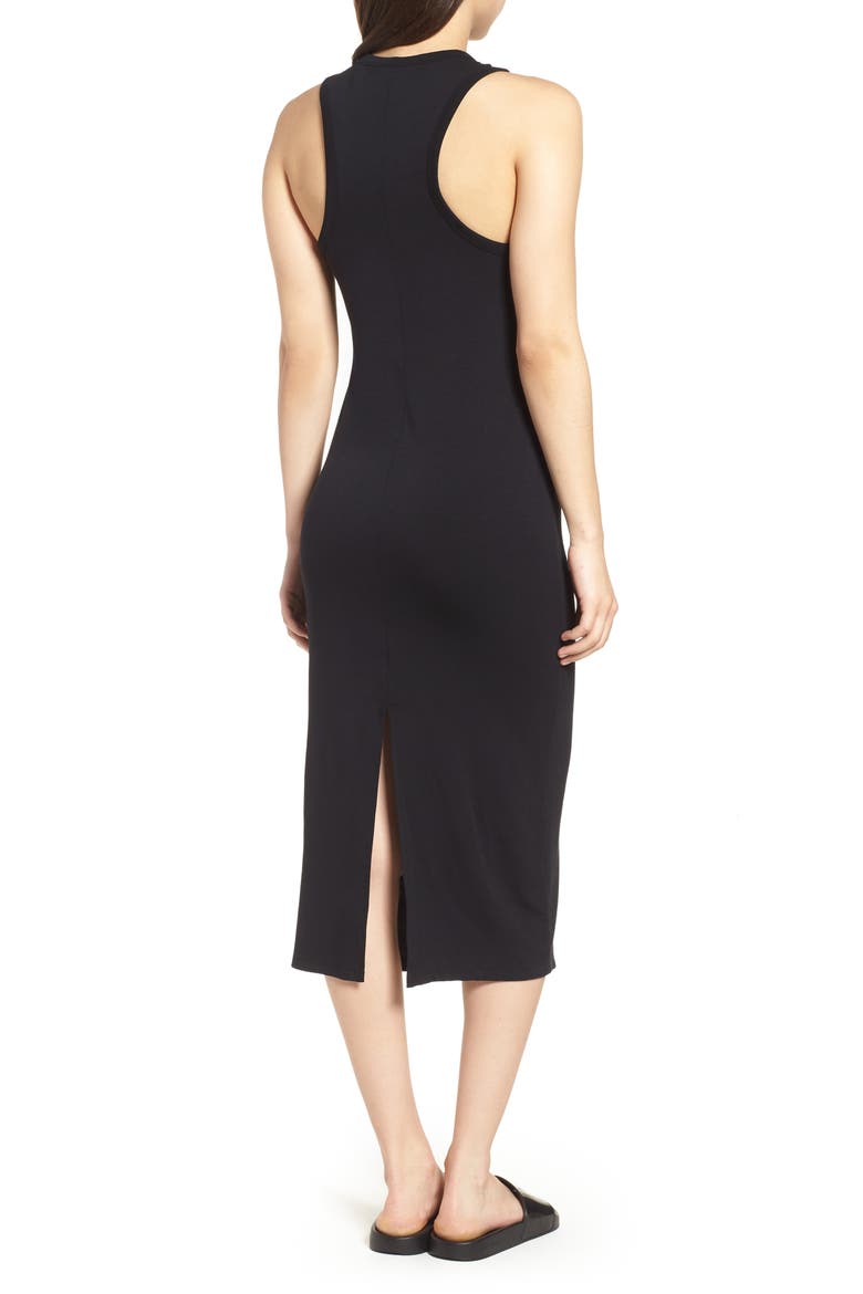 Shadow Logo Dress, Alternate, color, BLACK