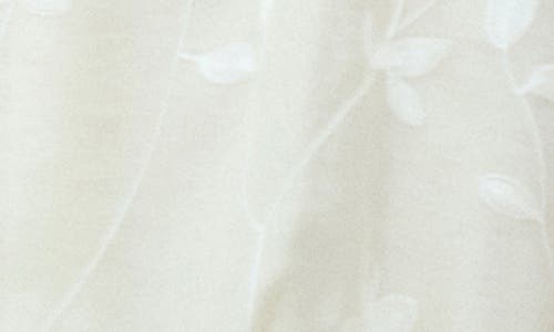 Mango Halter Neck Dress With Puff Hem And Flower Embroidery In White