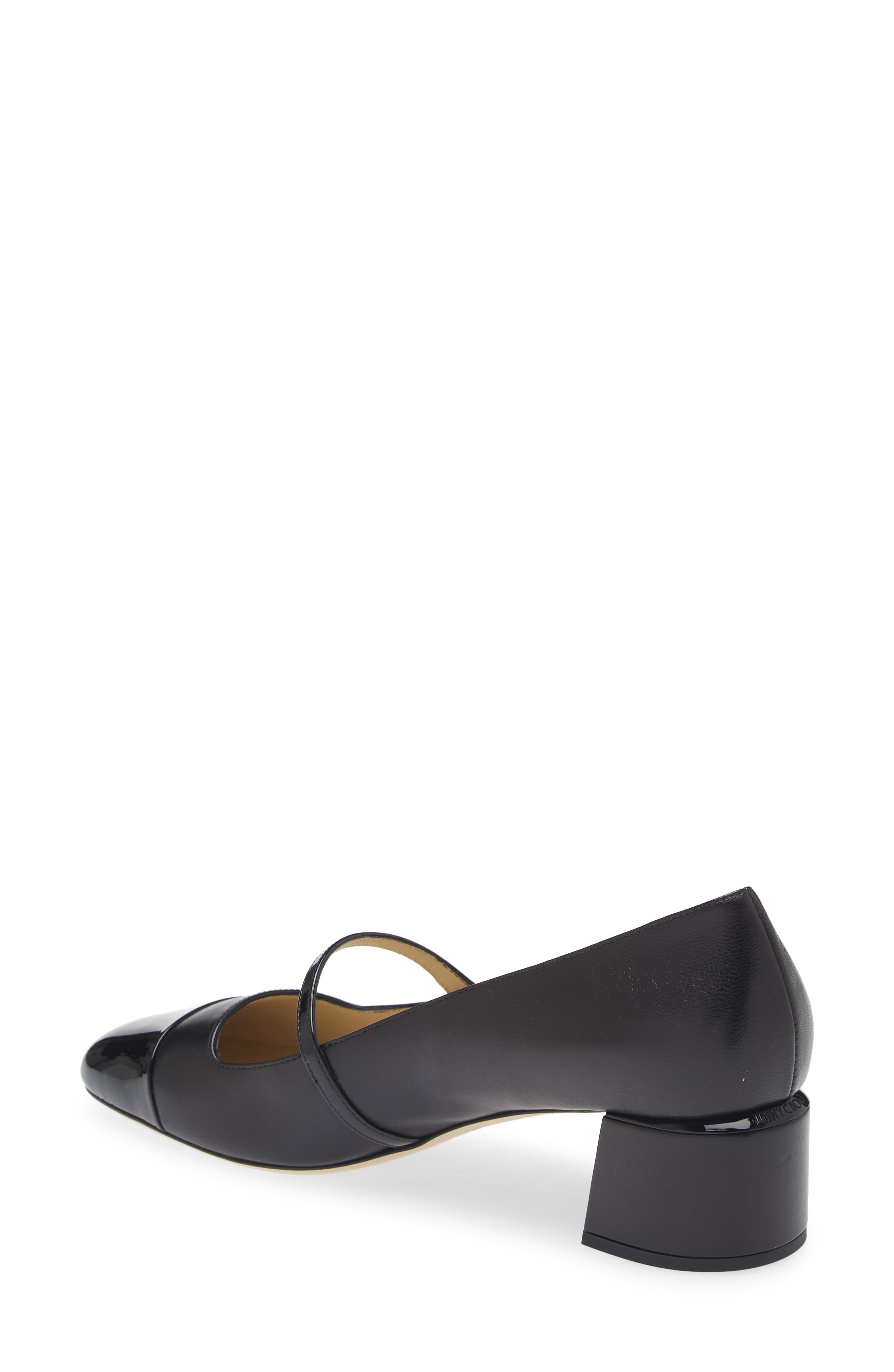 Jimmy Choo Elisa Mary Jane Pump, Alternate, color, Black/ Black