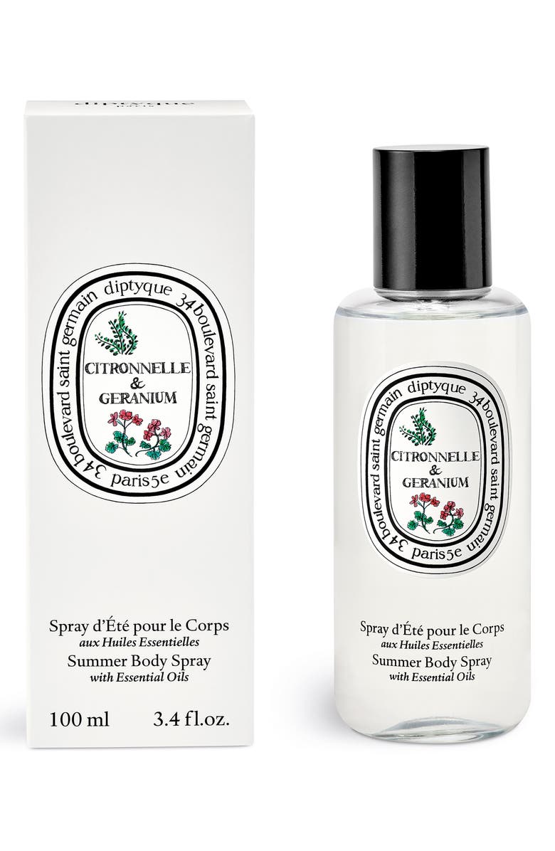 Diptyque Citronelle & Geranium Summer Body Spray, Main, color,