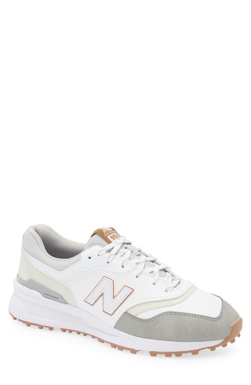 NEW BALANCE GOLF 997 SL Waterproof Spikless Golf Shoe in White /Grey  product