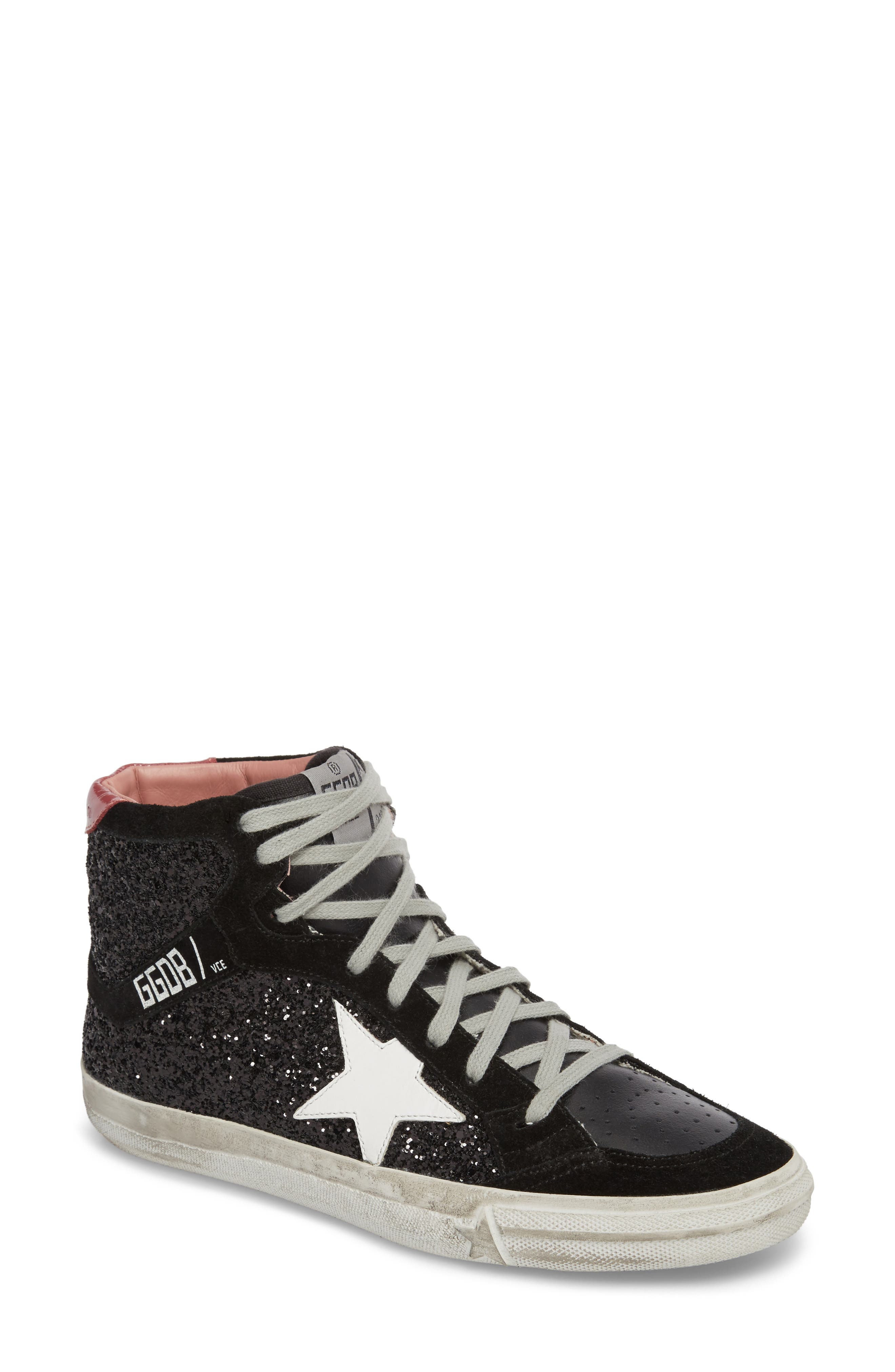 Golden Goose 2.12 Star High Top Sneaker, Main, color, 