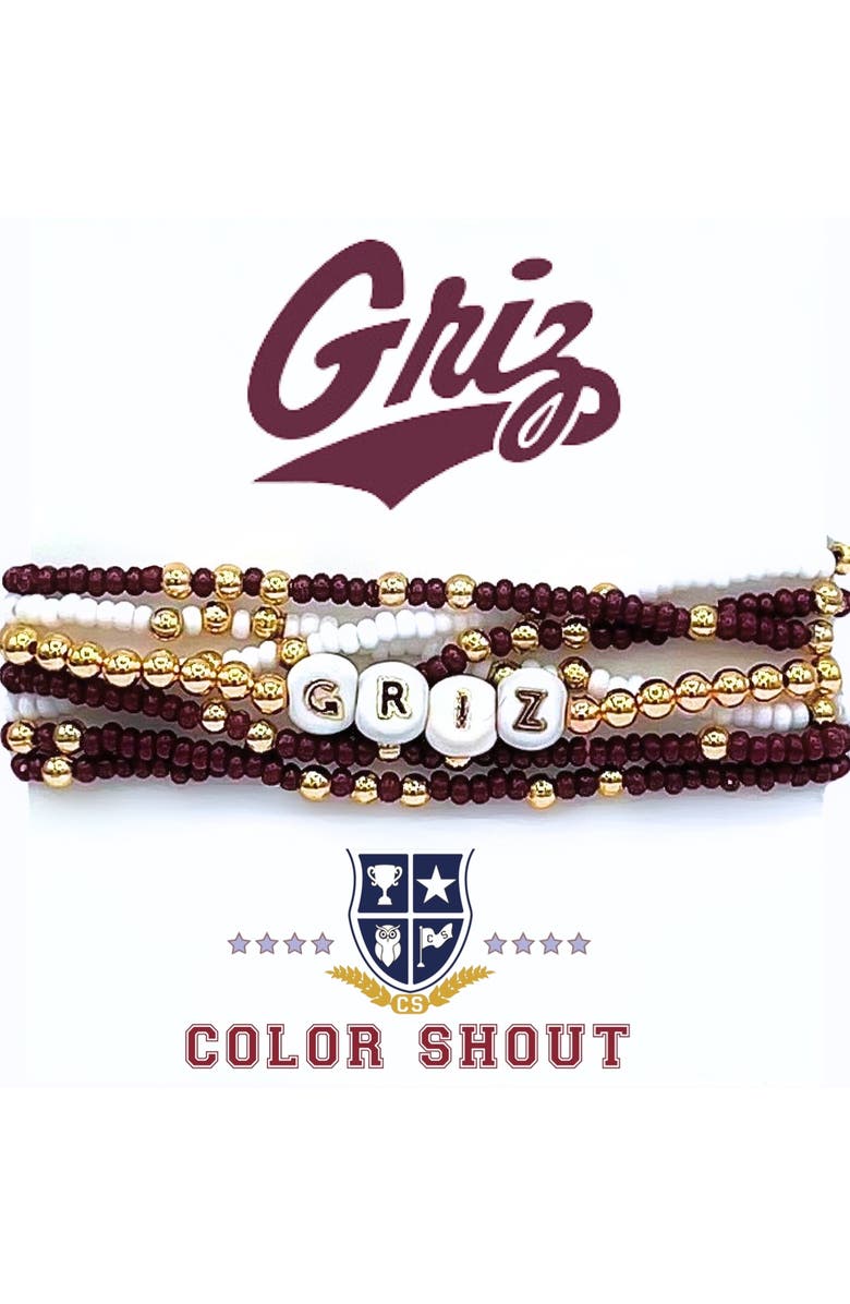 Color Shout Montana Lucky 7 Bracelet Set, Main, color, Yellow Gold