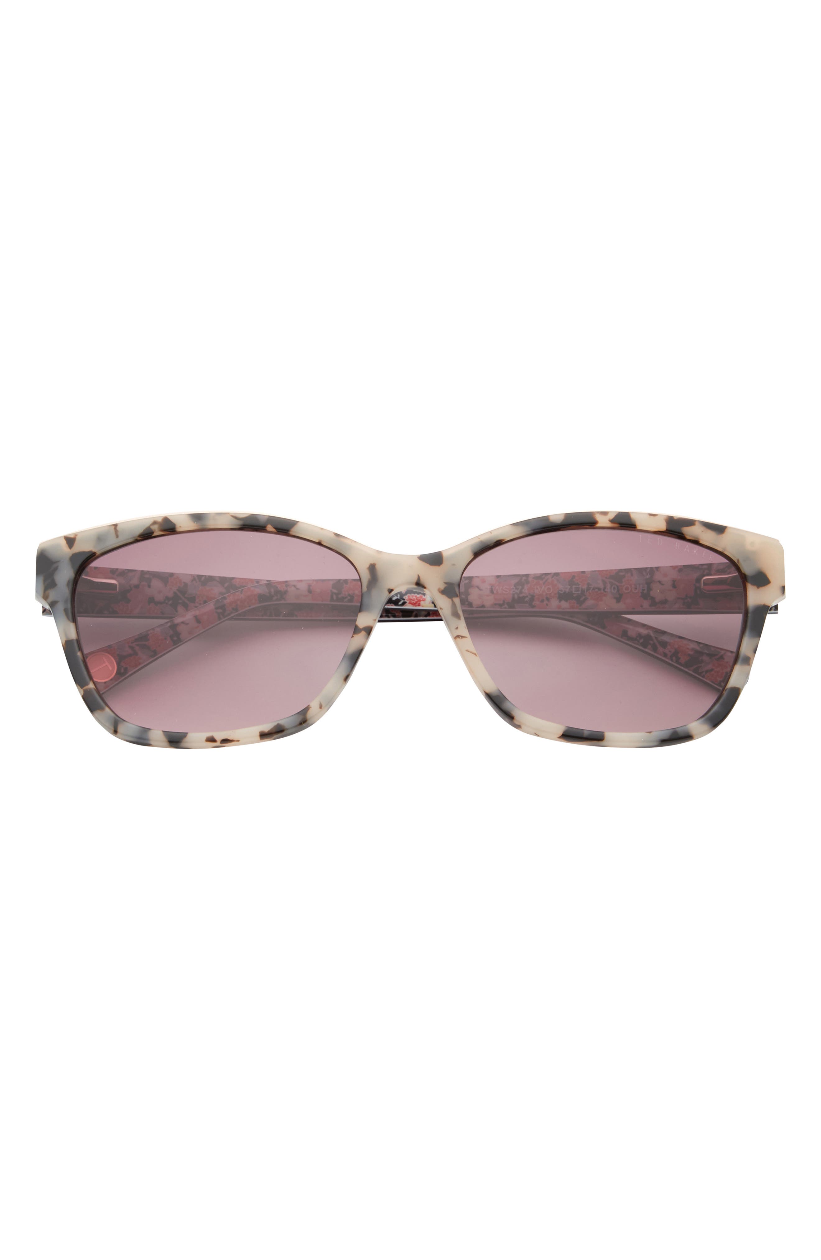 Ted Baker London 57mm Cat Eye Sunglasses
