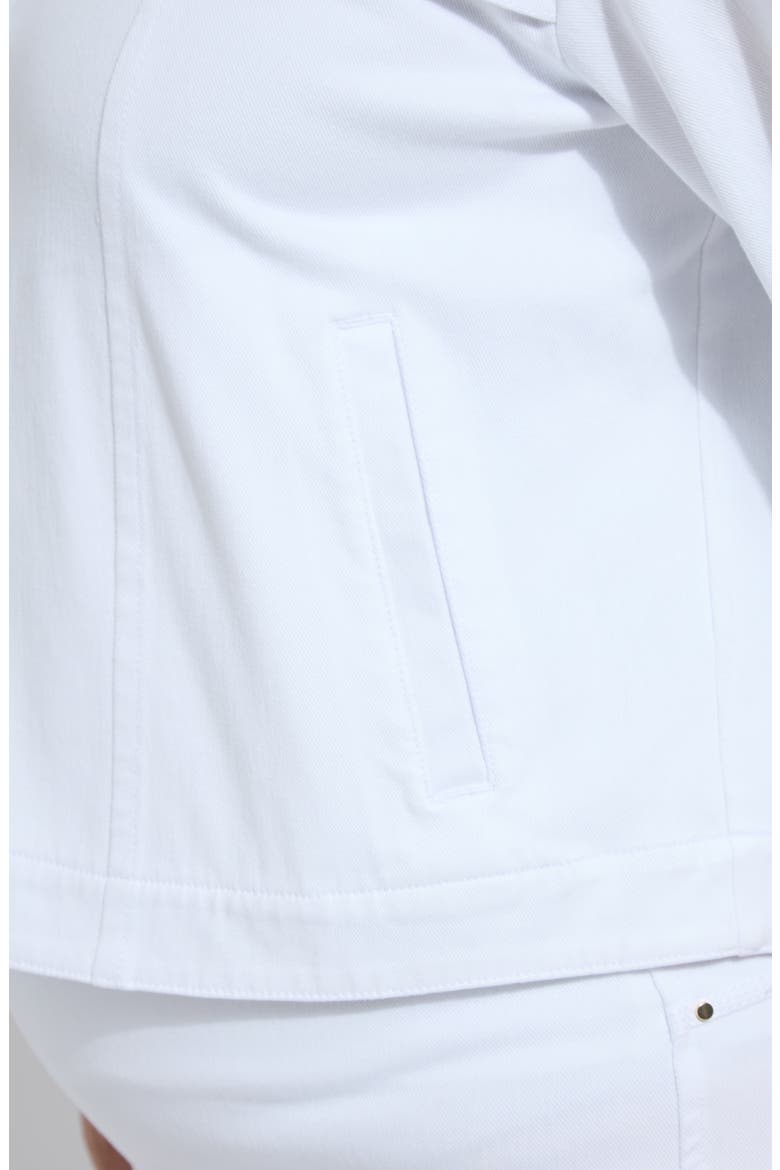 Remi Denim Jacket, Alternate, color, WHITE