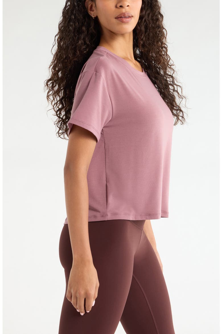 Breathe Performance T-Shirt, Alternate, color, PURPLE SHAKE