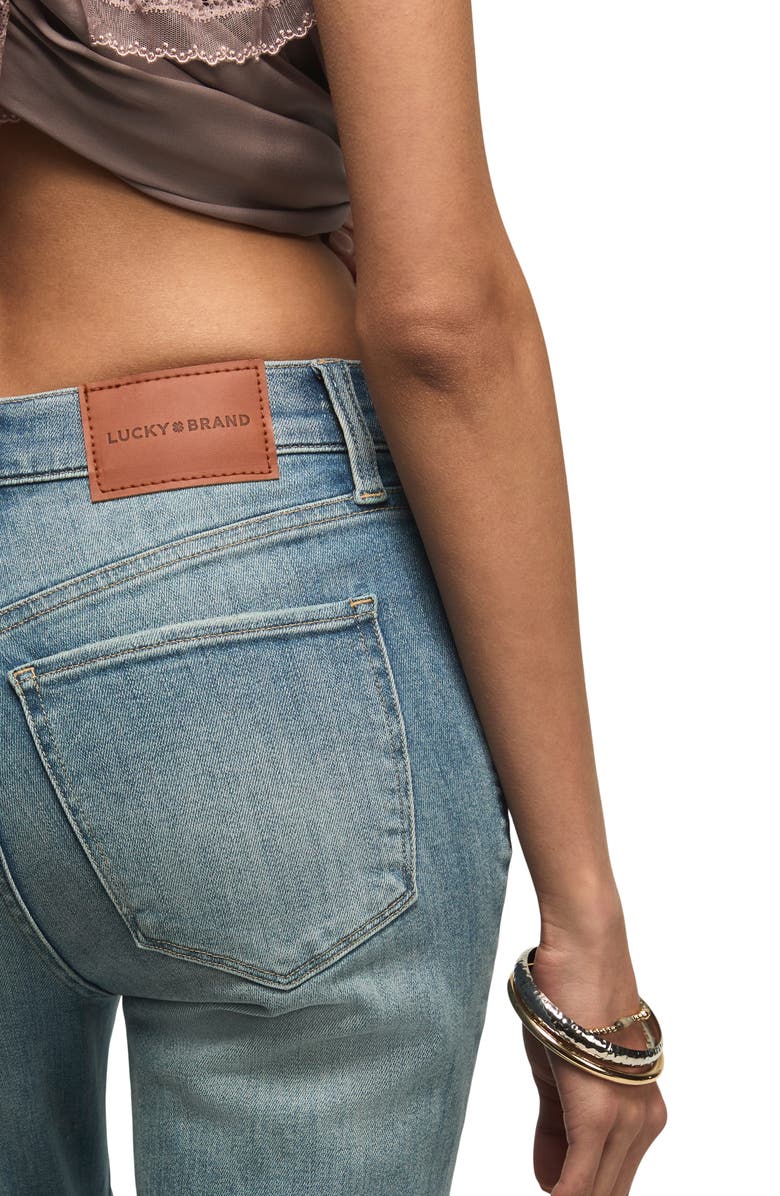 Lucky Brand Stevie High Waist Flare Jeans, Alternate, color, Here We Go Indigo Wash