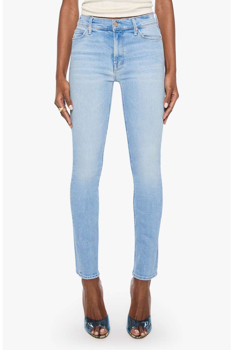 The Dazzler Mid Rise Slim Straight Leg Jeans, Main, color, DERBY DOLL