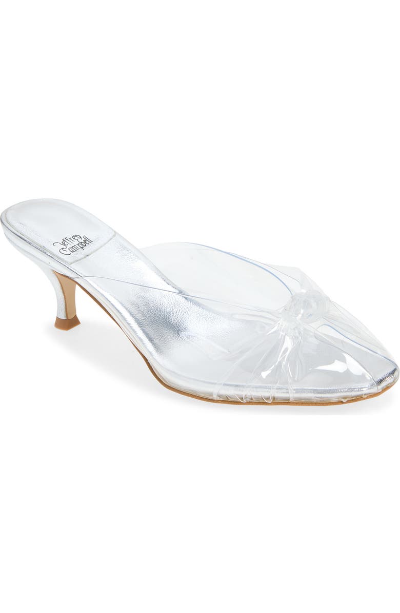 Jeffrey Campbell Crystala Knotted Open Toe Slide Sandal, Main, color,