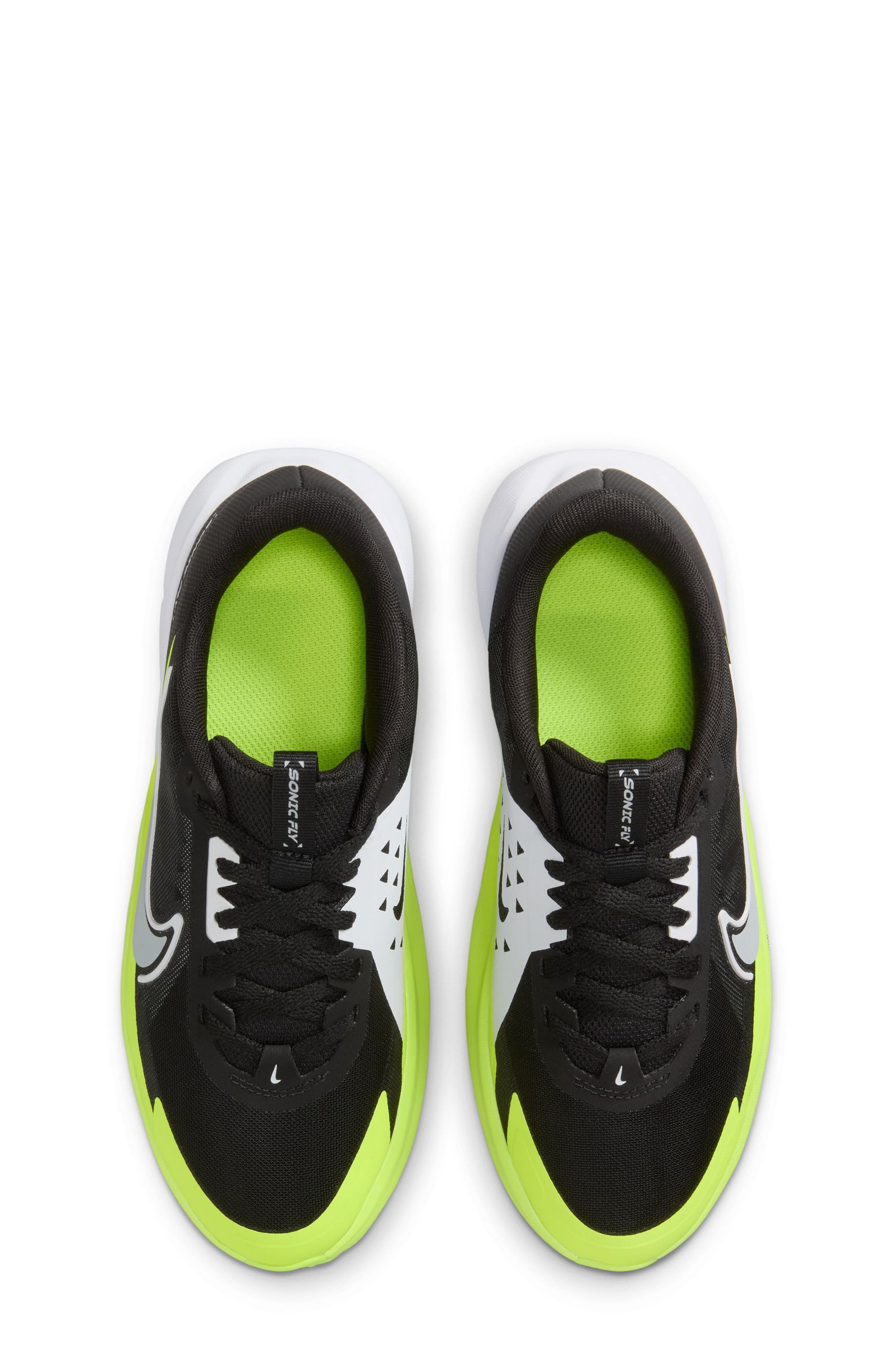 Nike Kids' Sonic Fly Running Shoe, Alternate, color, Black/ Wolf Grey